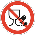 Kein Alkohol oder Drogen während der Arbeit oder beim Fahren